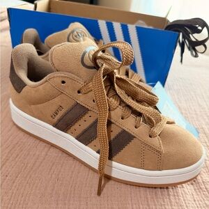 Adidas Beige and Brown Sneakers